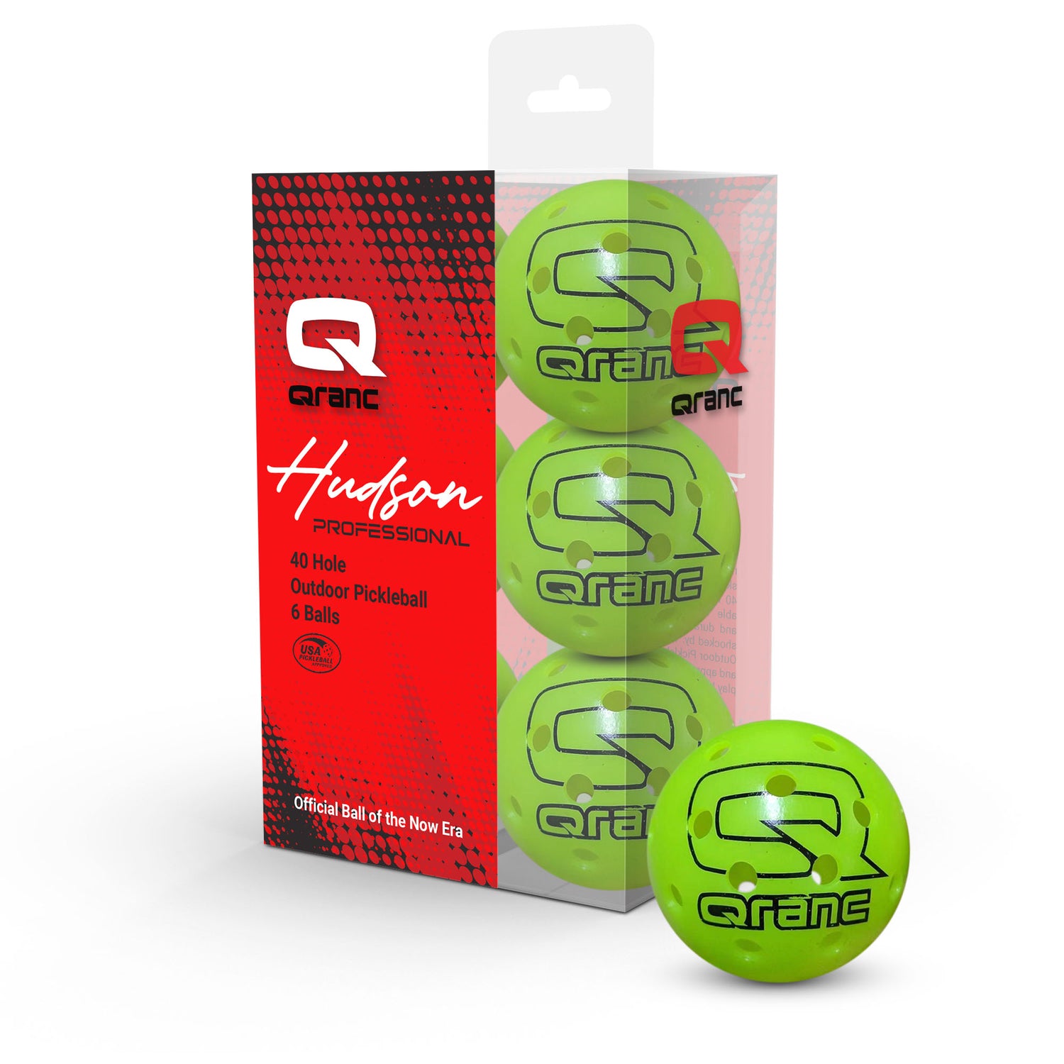 Qranc's Professional Pickleball 144 Pack | Premium Pickleballs Approved for Competitive Play Shipped to Your Door